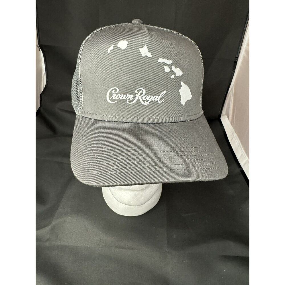 Hawaii Crown Royal Gray Otto Trucker Mesh SnapBack